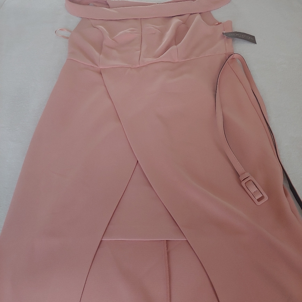 Eva Mendez offshoulder dress